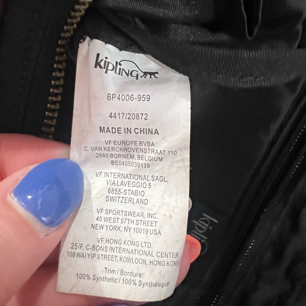 Kipling Carter Backpack Euc - image 3